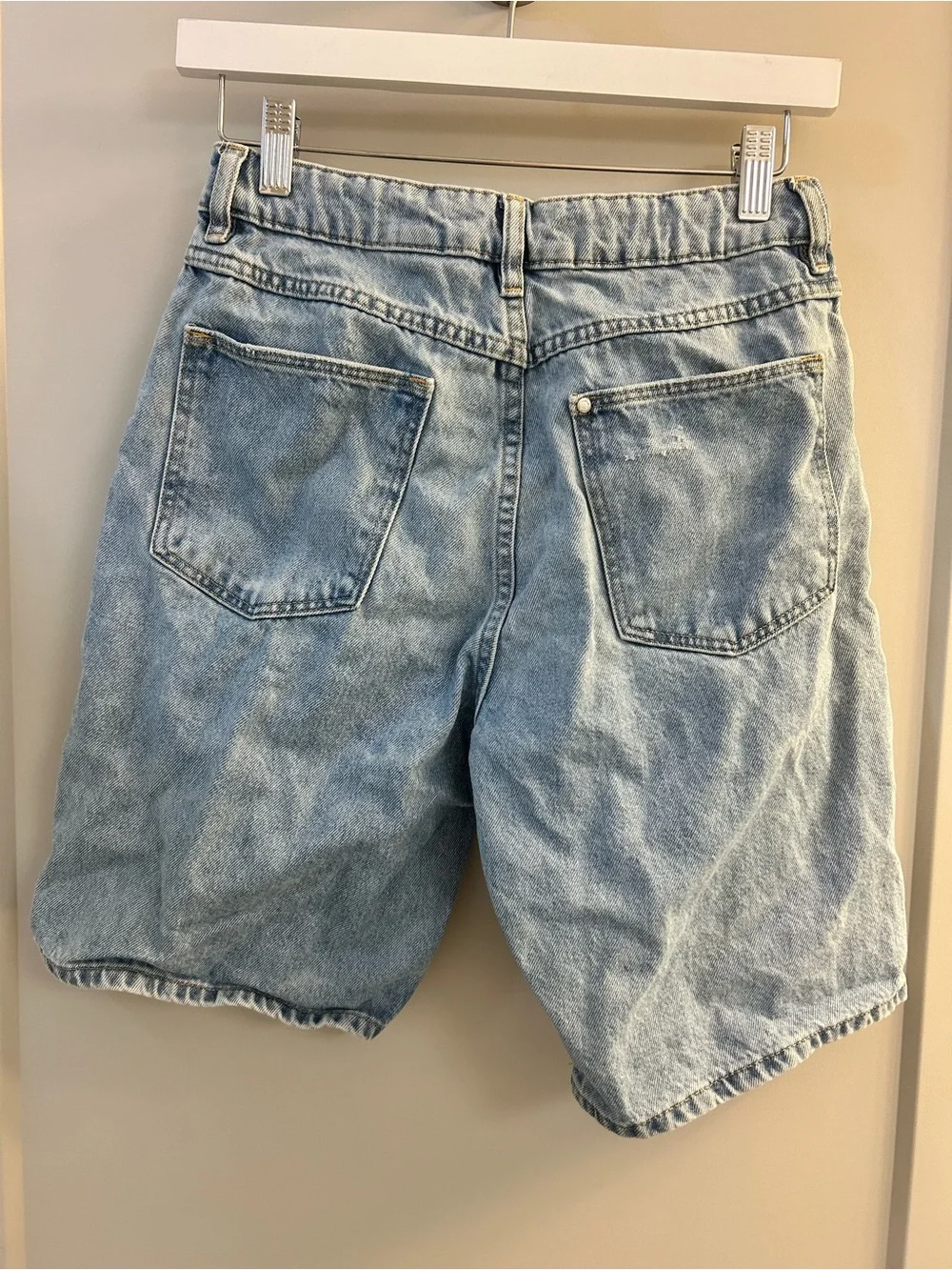 Light Blue Denim Shorts